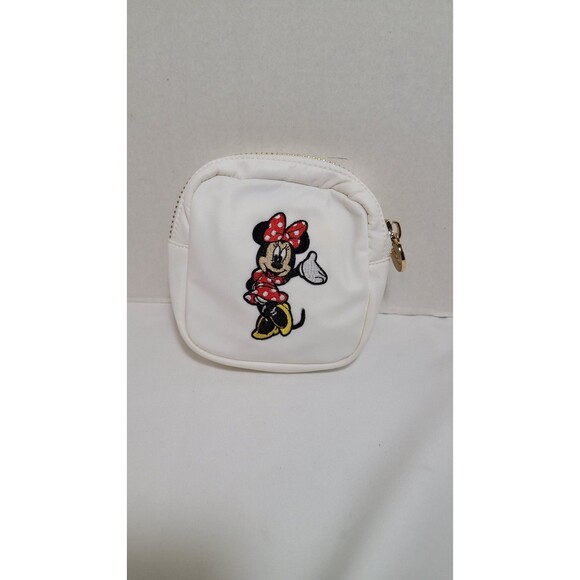 Stoney Clover Lane Handbags - Stoney Clover Lane x Disney Minnie Mouse Mini Pouch White Nylon, Gold Hardware